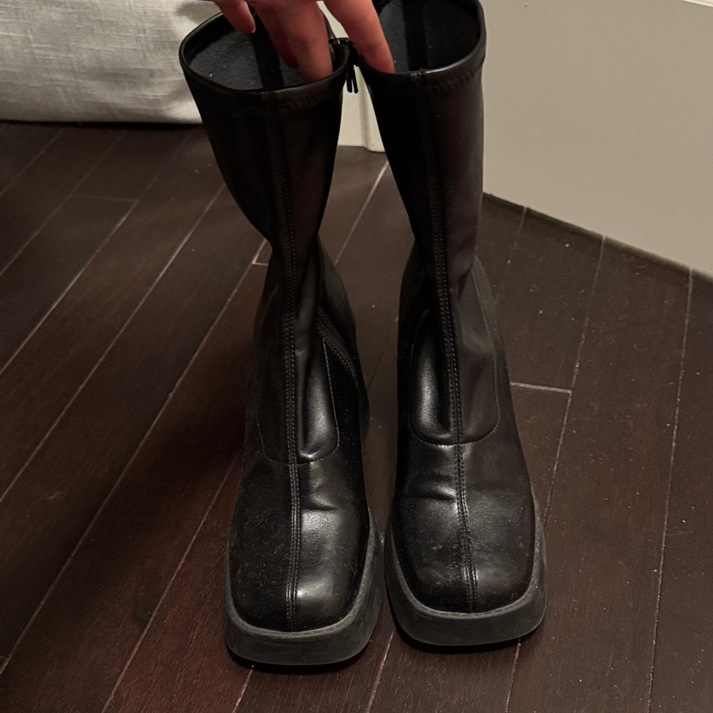 Steve Madden Black  Boots